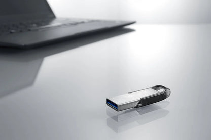 Blue 16GB USB flash drive from BackupMyFilesNow.com, customizable stick style with USB 2.0, available in multiple capacities.