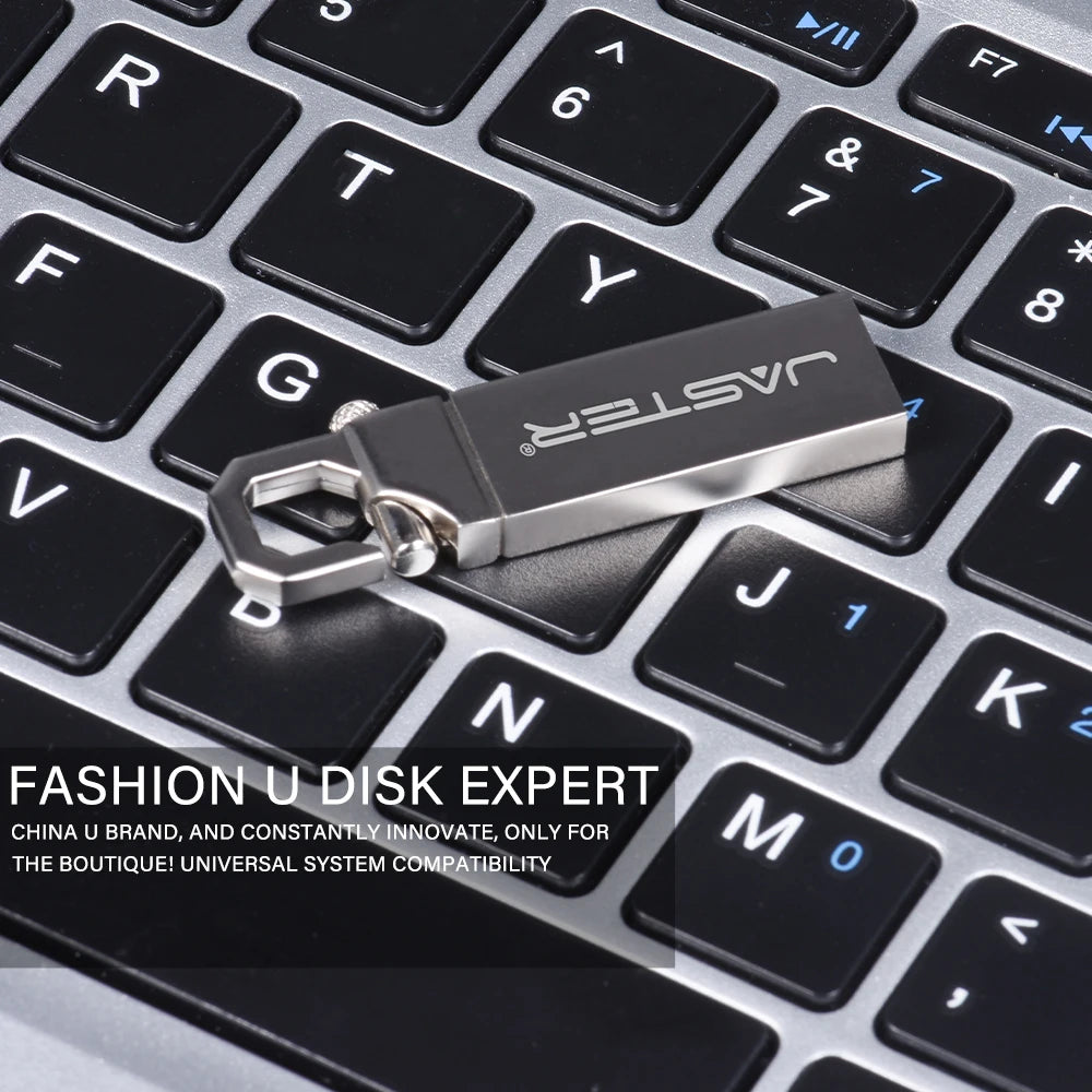 Black 16GB USB 2.0 flash drive from BackupMyFilesNow with custom logo, available in 16GB, 32GB, 64GB, and 128GB capacities.