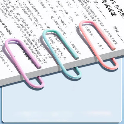 Set of 160 colorful stainless steel paper clips for office organization, file markers, and stationery use.
