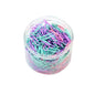 Set of 160 colorful stainless steel paper clips for office organization, file bookmarking, and stationery use.