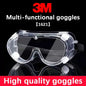 3M 1621 safety goggles with clear anti-splash dust-proof lenses, providing eye protection for industrial, lab, and work environments.