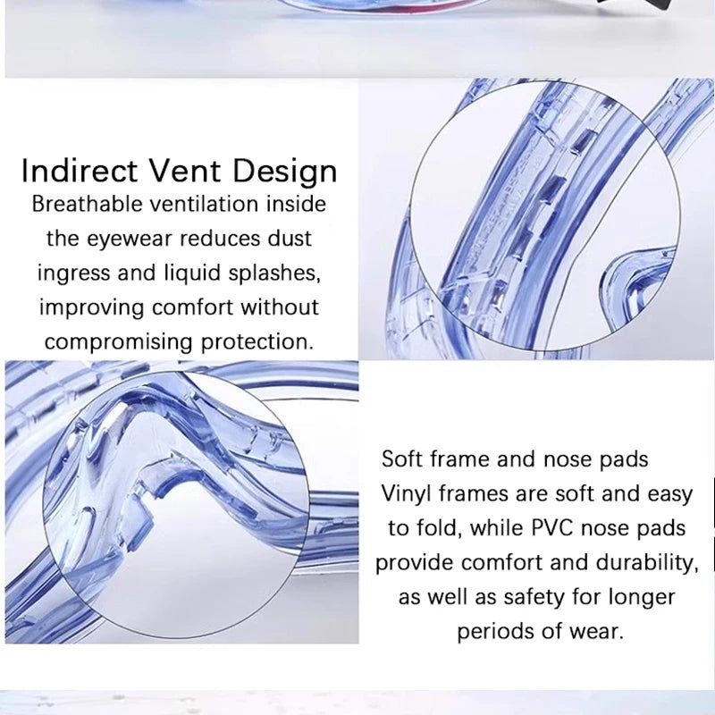 3M 1621 safety goggles with clear lens, anti-splash and dust-proof work eyewear for industrial, lab, and research eye protection.