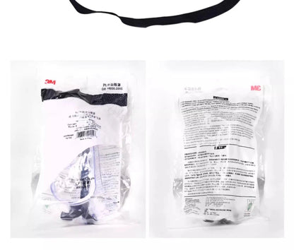 3M 1621 safety goggles with clear lenses, anti-splash and dust-proof design, industrial eye protection for lab and work environments.
