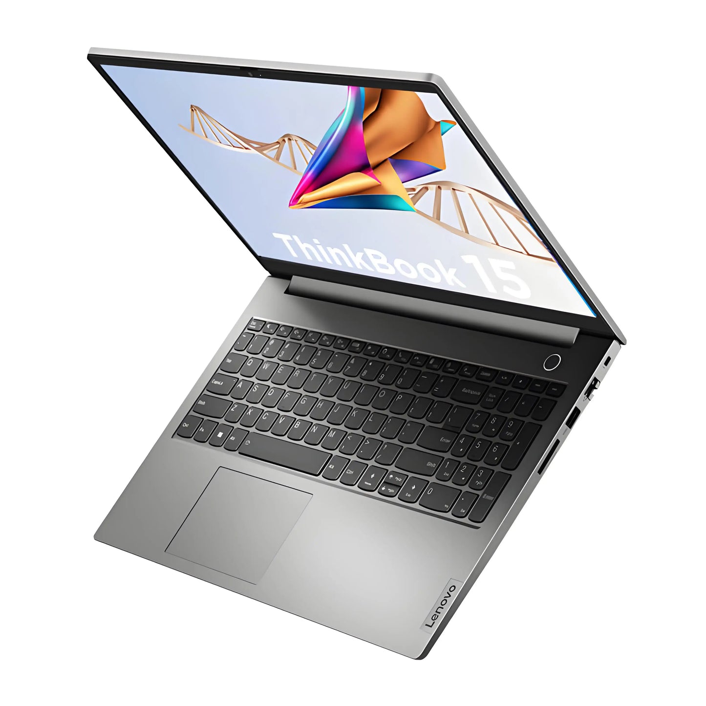 Lenovo ThinkBook 15 business laptop with 16GB RAM, 1TB SSD, 15.6-inch FHD display, Intel i5-1240P, Windows 11, Iris Xe graphics.