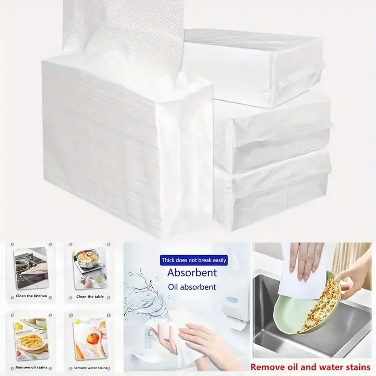 Disposable paper towels from BACKUPMYFILESNOW.COM® for kitchen and bathroom cleaning, convenient, hygienic, and absorbent cleaning solution.