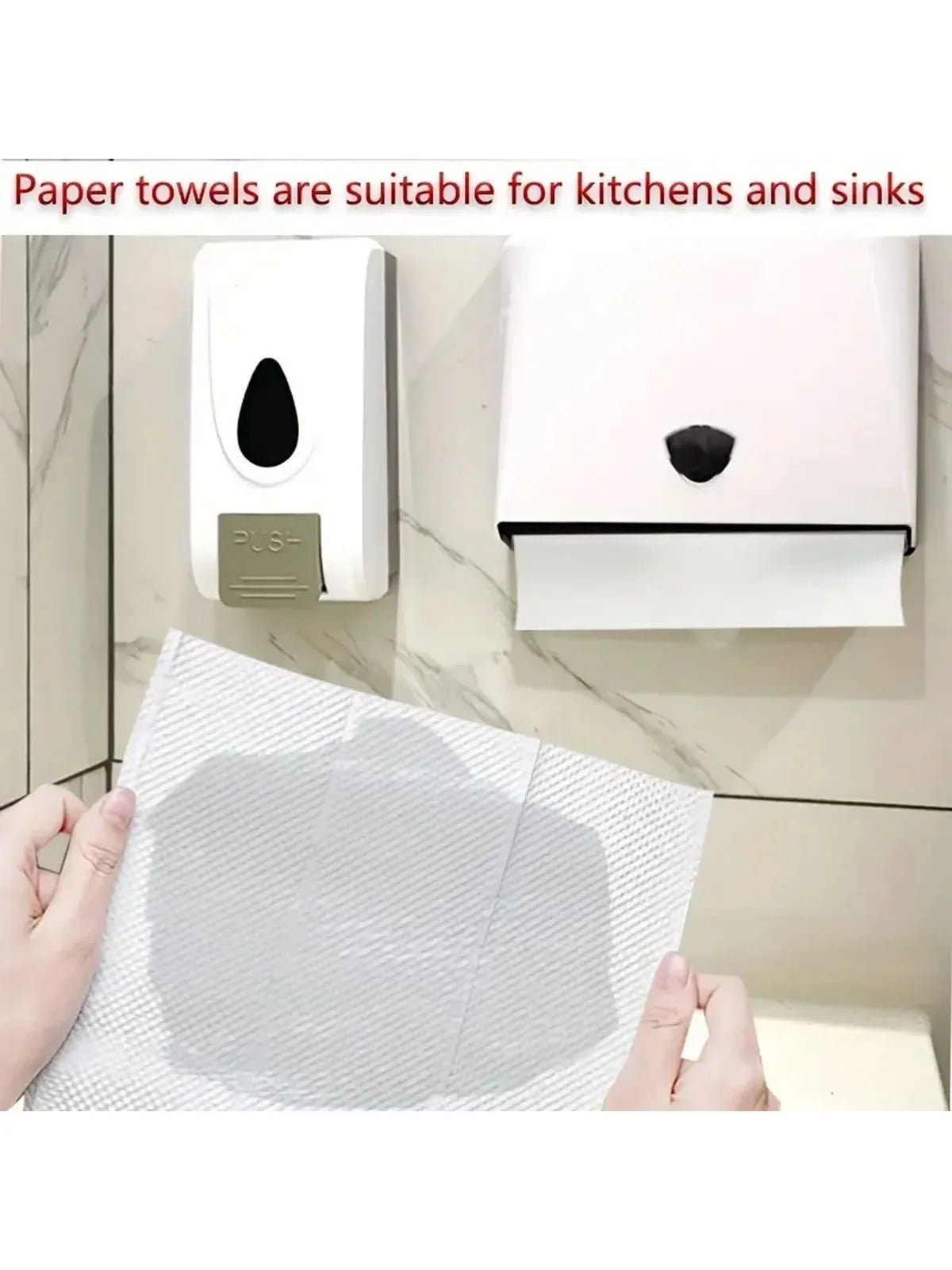 Disposable paper towels by BACKUPMYFILESNOW.COM for kitchen and bathroom cleaning, convenient, hygienic, and disposable cleaning solution.