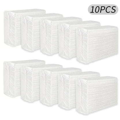 Disposable paper towels from BACKUPMYFILESNOW.COM® for kitchen and bathroom cleaning, hygienic, convenient, and single-use.