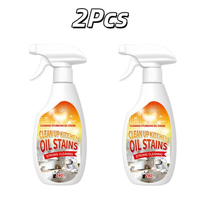 Heavy-duty grease cleaner by BACKUPMYFILESNOW.COM® for kitchen oil stains on range hoods and stoves, with a mild, fast-breaking formula.