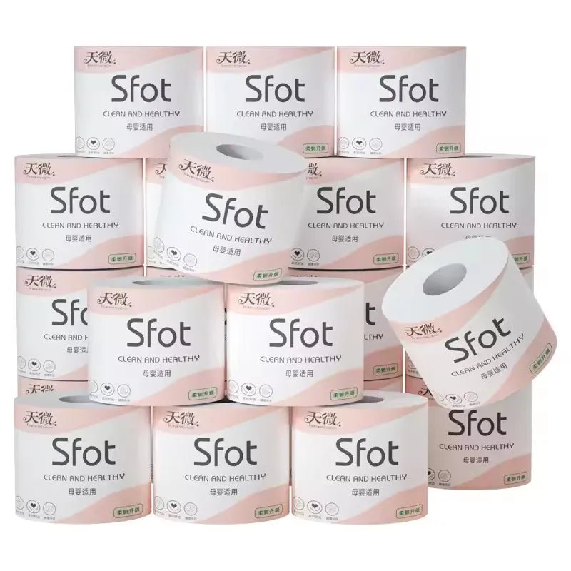 Six rolls of BACKUPMYFILESNOW.COM® household paper towels with five layers and thickened core for durable household use.