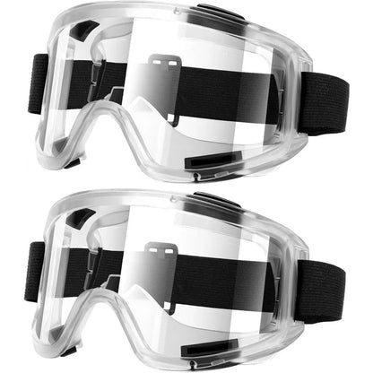 BackupMyFilesNow® safety goggles with anti-splash, dust-proof design for lab work, industrial research, and protective eyewear.