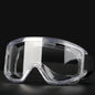 Safety goggles by BACKUPMYFILESNOW.COM® with anti-splash, dust-proof design for lab work, research, and industrial protection.
