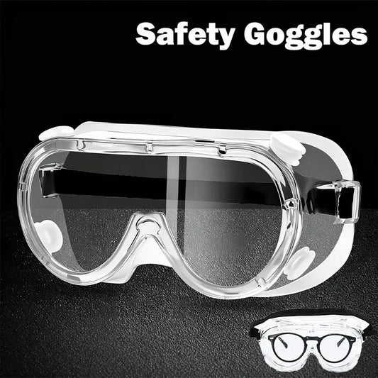 BACKUPMYFILESNOW.COM® waterproof safety goggles with anti-fog, windproof, dust-proof protective glasses for work and water park use.