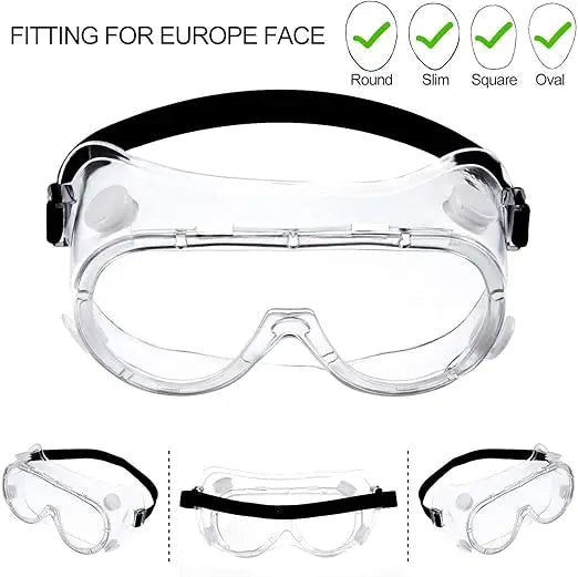 BackupMyFilesNow waterproof safety goggles with anti-fog, windproof, dust-proof protective glasses for work and water park activities.