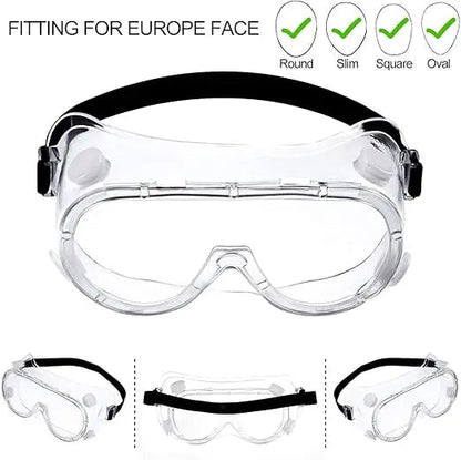 BackupMyFilesNow waterproof safety goggles with anti-fog, windproof, dust-proof protective glasses for work and water park activities.