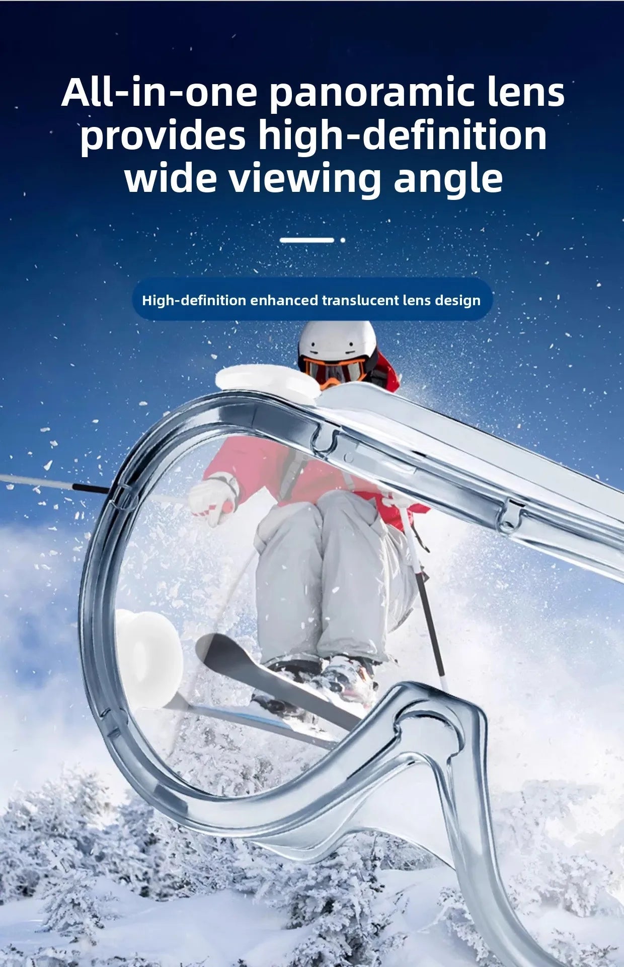 BACKUPMYFILESNOW.COM® waterproof safety goggles with windproof, dust-proof, anti-fog protection, suitable for work and water park use
