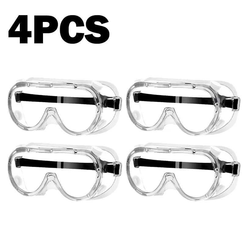Waterproof safety goggles by BACKUPMYFILESNOW.COM® with anti-fog, windproof, dust-proof protective glasses for work and water park use.