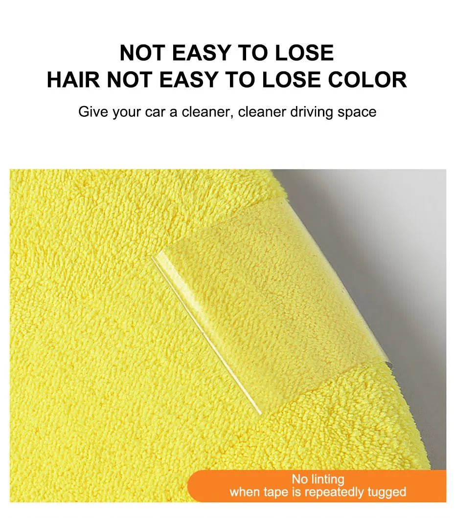 SEAMETAL microfiber car washing glove with double-faced coral fleece for gentle cleaning and detailing of vehicles.
