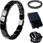 Naturally hematite bracelet supporting T-levels, confidence, mental clarity, and focus, ideal Christmas gift for men, husband, or son.