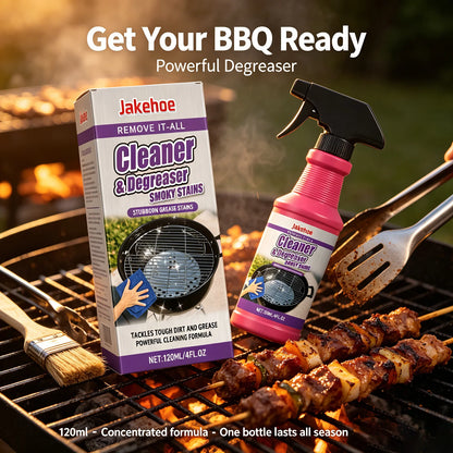 Fast-acting heavy-duty grill degreaser spray by BACKUPMYFILESNOW.COM for removing baked-on grease and carbon from BBQ grills.