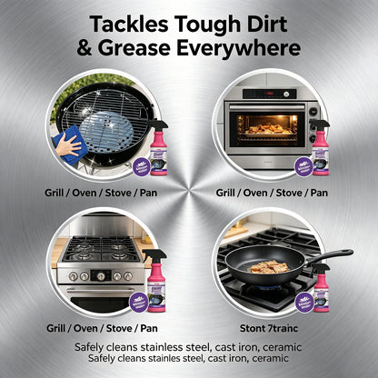 Heavy-duty grill degreaser spray from BACKUPMYFILESNOW.COM®, removes baked-on grease and carbon from BBQ grills efficiently.