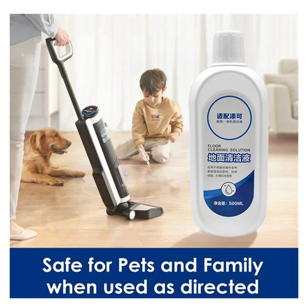BackupMyFilesNow® cleaning solution liquid for Tineco Floor One S3, S5, Pro2, Combo, S7Pro robot vacuum cleaner accessories.