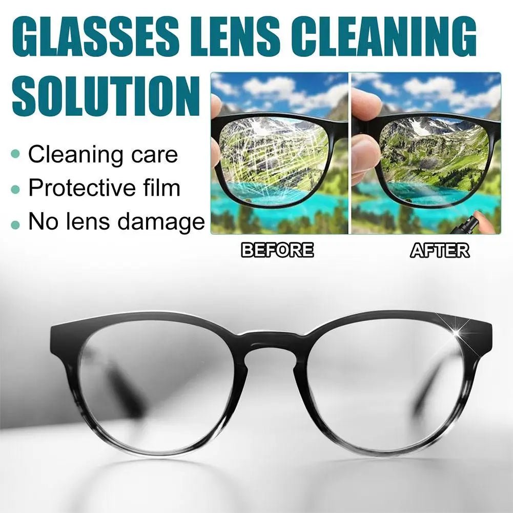 BackupMyFilesNow® glass cleaner and lens spray for sunglasses and eyeglasses, high-concentration scratch removal and cleaning tool