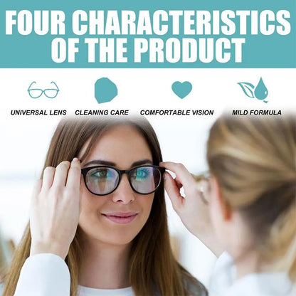 BackupMyFilesNow® glass cleaner and lens spray for sunglasses and eyeglasses, with high concentration for scratch removal and cleaning.