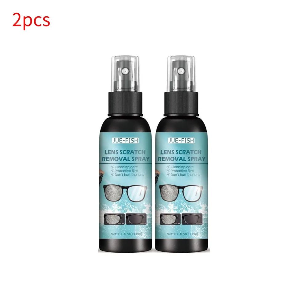 BackupMyFilesNow® glass cleaner and lens spray for sunglasses and eyeglasses, high concentration scratch removal and cleaning tool