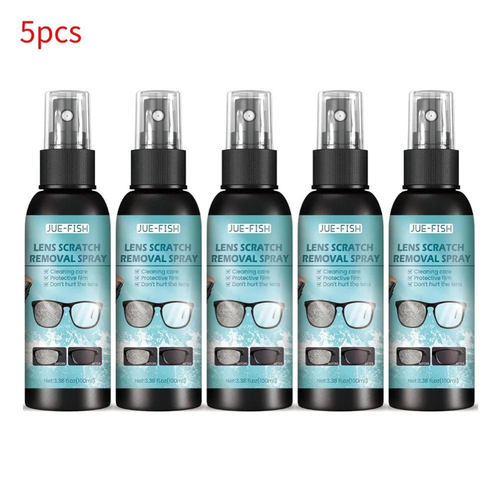 BackupMyFilesNow® glass cleaner and lens spray for sunglasses and eyeglasses, featuring high concentration scratch removal and cleaning.
