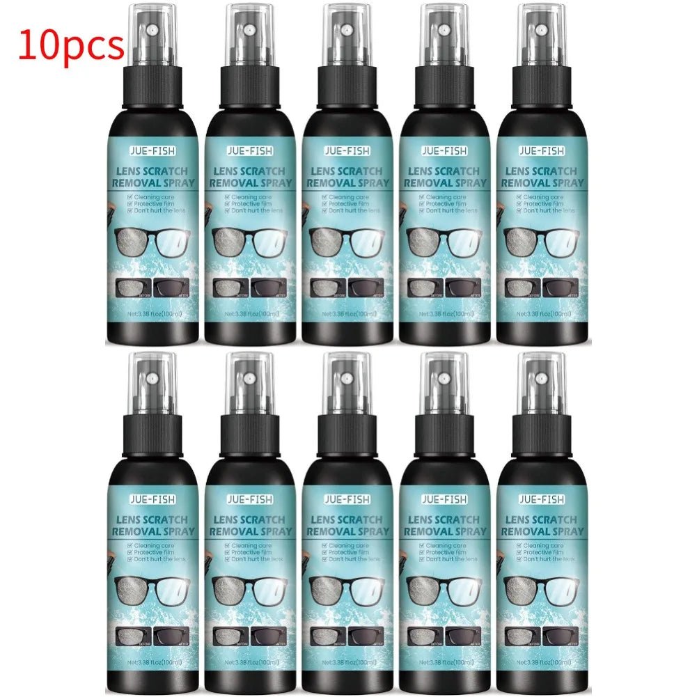 BackupMyFilesNow® glass cleaner and lens spray for sunglasses and eyeglasses, removes scratches and cleans high-concentration solution.