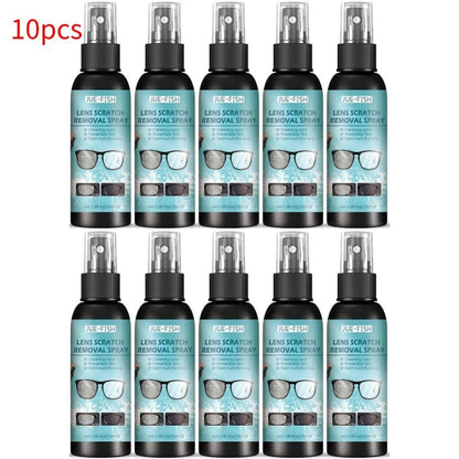 BackupMyFilesNow® glass cleaner and lens spray for sunglasses and eyeglasses, removes scratches and cleans high-concentration solution.