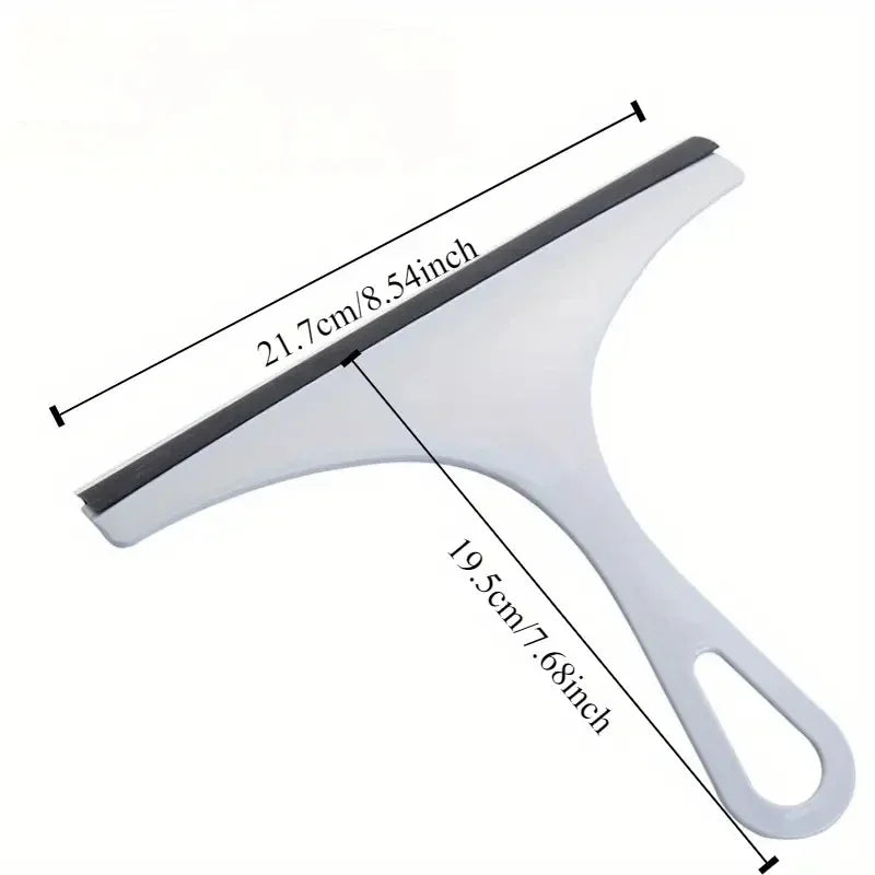 Green silicone water wiper plate for glass cleaning, car windshield, window, bathroom, and kitchen surfaces by BACKUPMYFILESNOW.COM®.