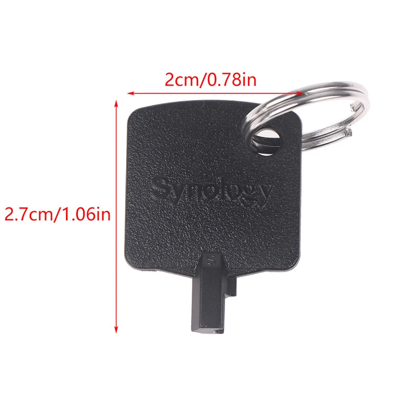 Synology NAS drive bay key for DS923+, DS920+, DS1621+, DS1821+ from BackupMyFilesNow.com, securing data access and storage.