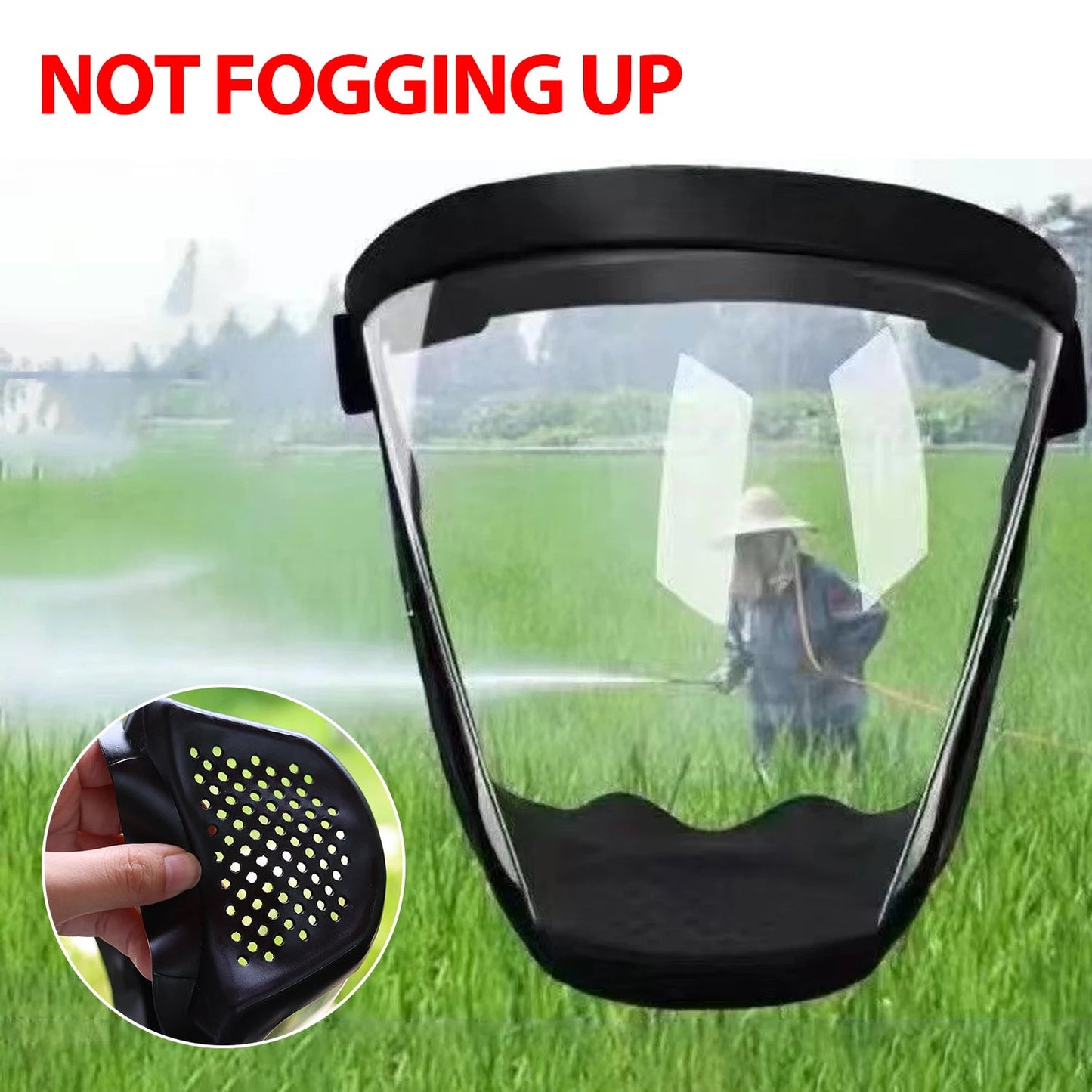 Full face safety goggles and protective mask by BACKUPMYFILESNOW for men and women, anti-splash dust and debris protection.