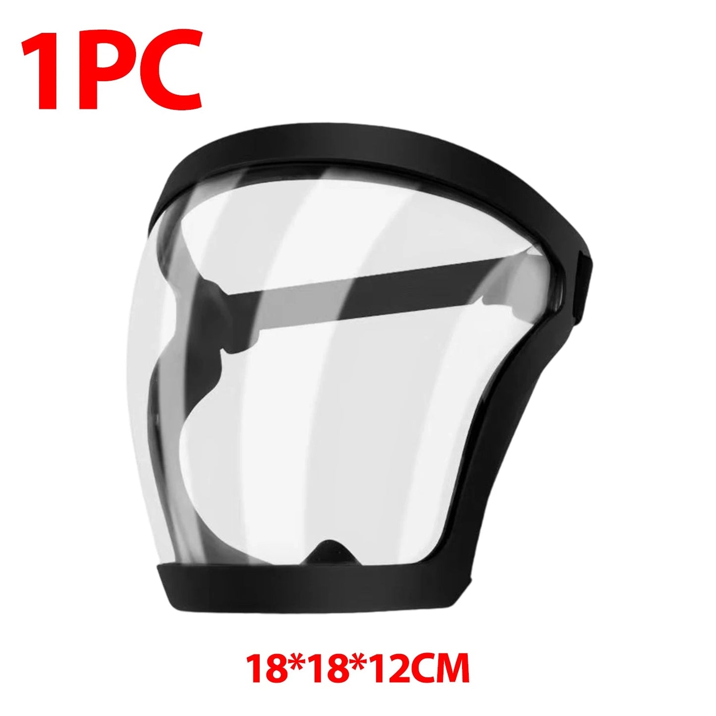 Full face safety goggles and protective mask by BACKUPMYFILESNOW.COM®, anti-splash dust mask for men and women, clear protective eyewear