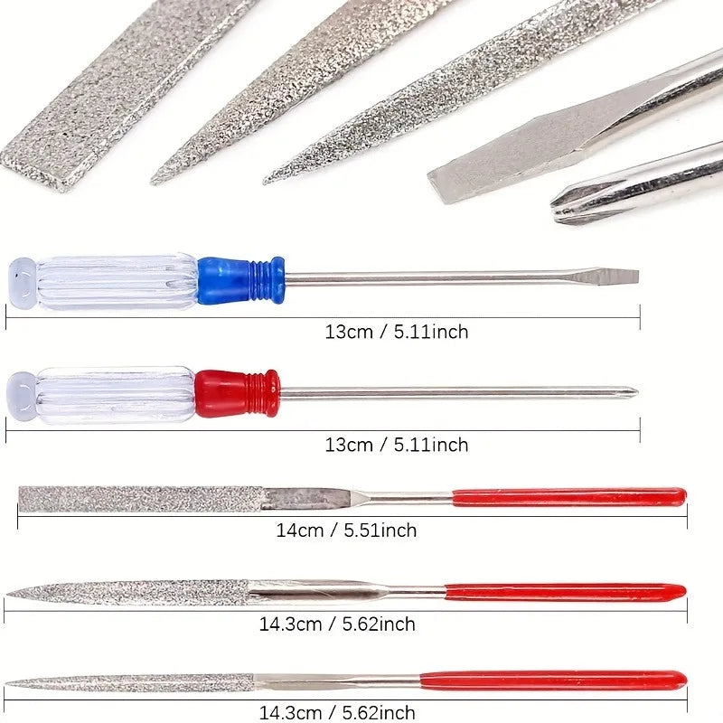 Model Basic Tools for DIY model car building including scissors and tweezers, ideal for hobby assembly and repair projects.