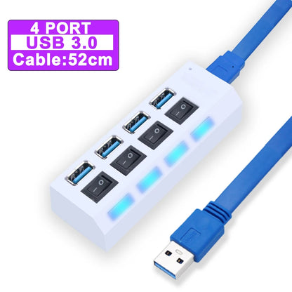 BackupMyFilesNow USB 3.0 and 2.0 multi-port USB hub with 4 and 7 ports, power adapter, and switch for PC accessories.