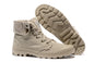 Canvas Pallabrouse sneakers by Palladium, men's and women's casual ankle shoes, in Eur sizes 36-45, featuring a stylish outdoors design.