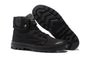 Canvas Palladium Pallabrouse sneakers for men and women, casual ankle boots in neutral colors, available in EU36-45.