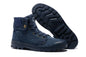 Canvas Palladium Pallabrouse sneakers for men and women, casual ankle boots with a versatile design in neutral colors.