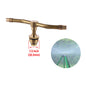 Brass 2/3/4 arm rotating garden sprinkler with 360° coverage for lawn, flower beds, and agriculture watering.