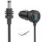 High-quality black Starlink DC power adapter cable in multiple lengths for Starlink Mini, by BACKUPMYFILESNOW.COM®.
