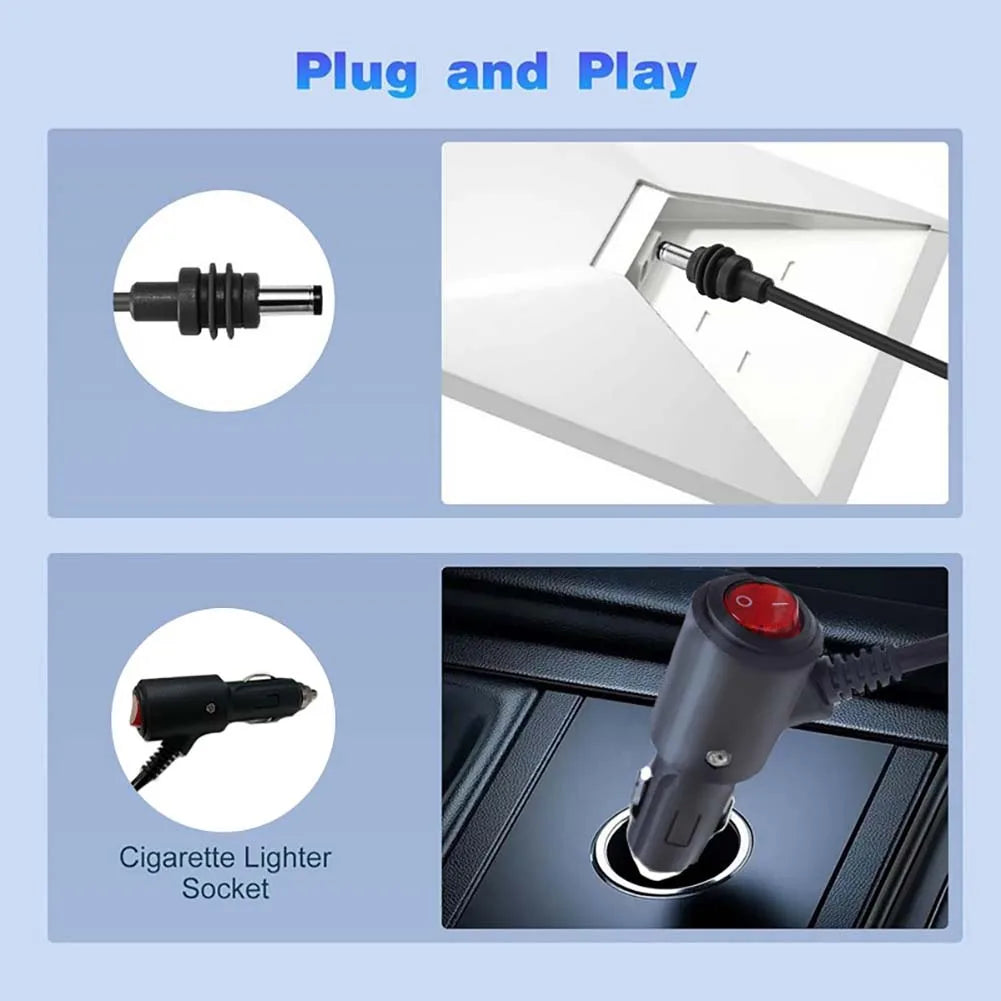 BackupMyFilesNow 12V/24V to 30V car step-up converter for Starlink, 3.5A, with mini power cord accessories, compact design.