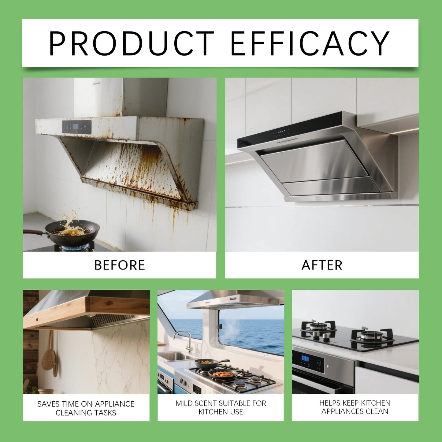 Two 300ml bottles of BACKUPMYFILESNOW.COM® kitchen degreaser spray for cleaning appliances, ovens, stoves, and range hoods.