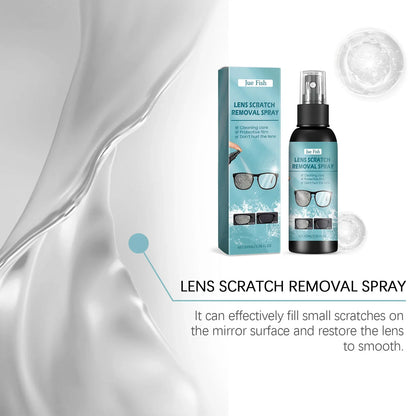 BackupMyFilesNow® glass cleaning solution spray for eyeglasses and contact lenses, suitable for all ages, 200ml and 100ml bottles.