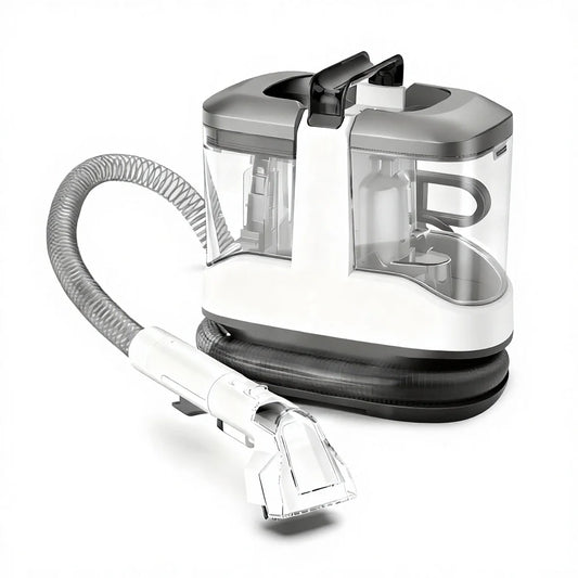 BACKUPMYFILESNOW.COM® 2026 portable wet and dry vacuum cleaner for sofa, carpet, upholstery, and fabric stain removal.