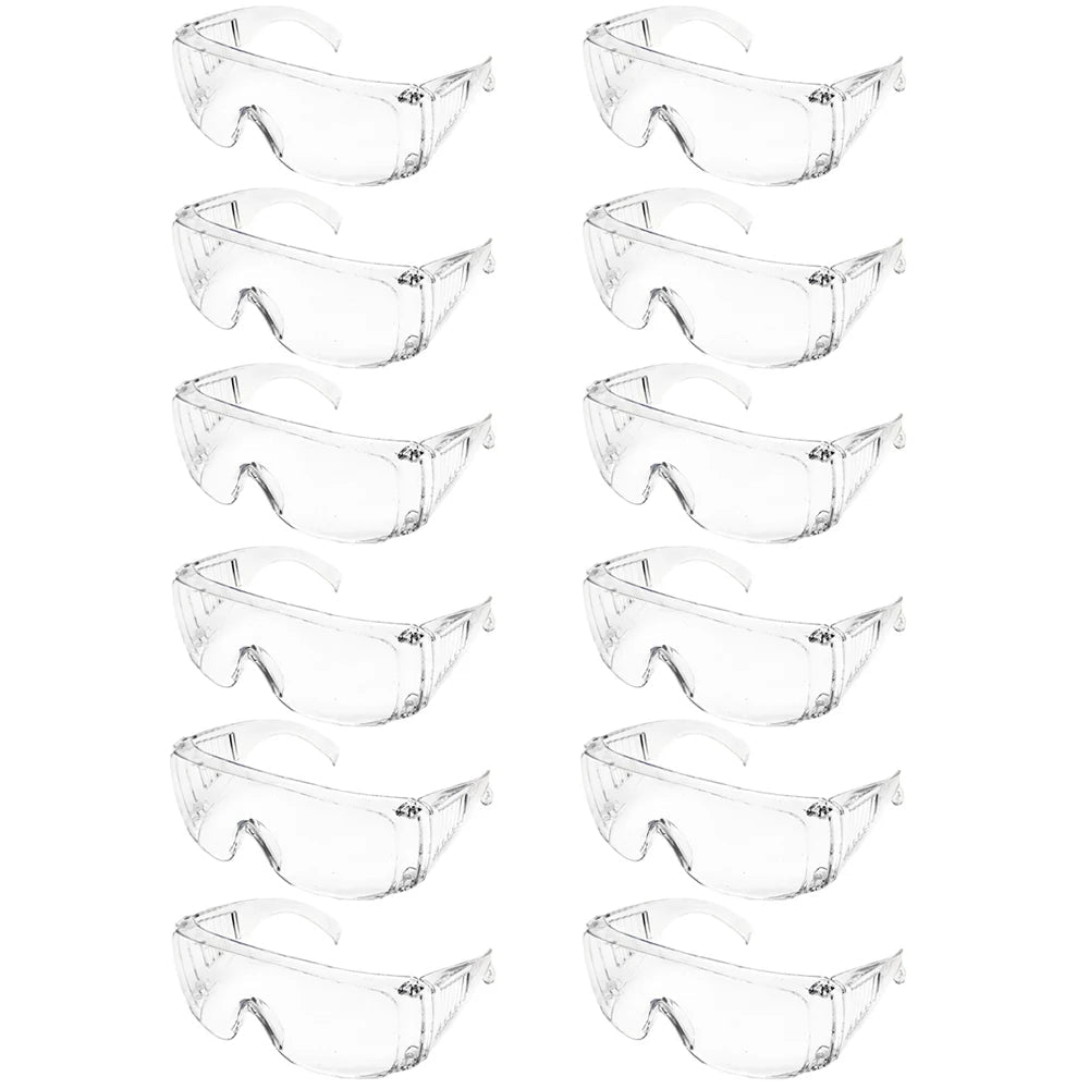 BackupMyFilesNow® safety goggles with clear lenses, anti-splash dustproof design for laboratory and work eye protection.