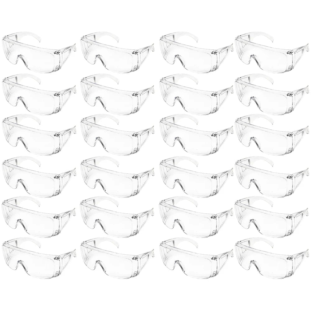 BackupMyFilesNow® safety goggles with clear lenses, anti-splash and dustproof design for lab work and eye protection.