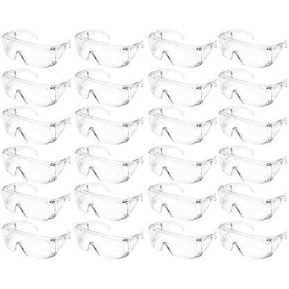 BackupMyFilesNow® safety goggles with clear lenses, anti-splash and dustproof design for lab work and eye protection.