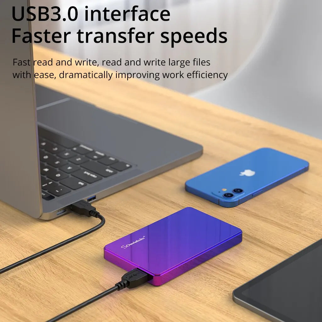 SomnAmbulist 2.5-inch external hard drive by BackupMyFilesNow.com, 250GB to 1TB USB 3.0 portable storage for PC, laptops, TV, PS4, Xbox